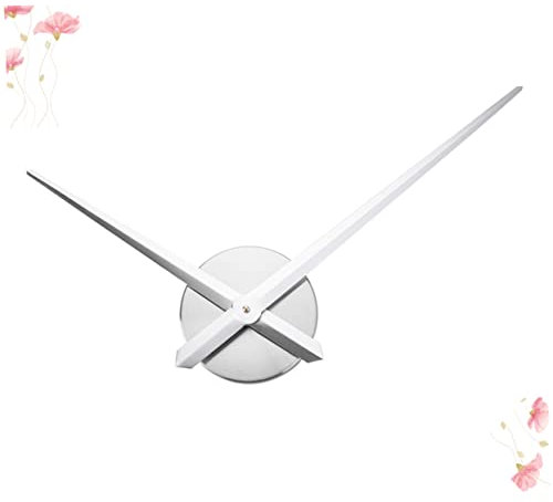 ERINGOGO Quarzuhr Nadel-wanduhr DIY-kreuzstichuhr Dekoruhr Mit Großem Silbernen Zeiger Für Wohnzimmer Küche Schlafzimmer Ohne Batterie
