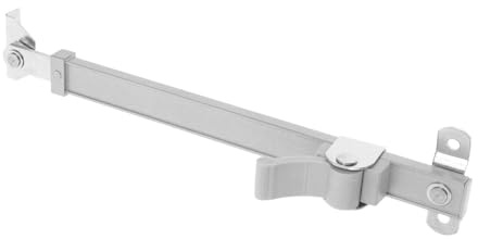 iplusmile Support De Fenêtre Réglable Aluminium Robuste Tige De Sécurité Pour Fenêtres Plastique Battants Barre De Limitation Ouverture Avec Renfort Vent Pour Protection Fiable