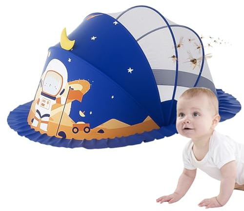 Schutznetz für Babybett – atmungsaktives gegen , für Wiege, lustiges Schutztuch | mit transparentem Netz, leichtes Bettzubehör für Camping