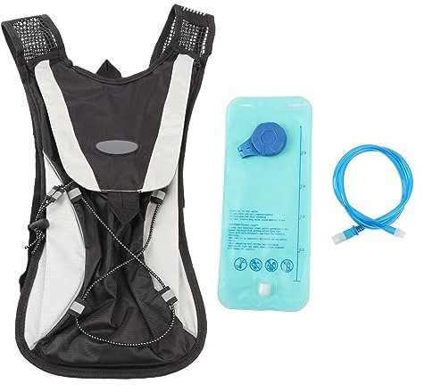 Greensen Zaino Idratazione Zaino con Vescica Idrica Zaino Acqua Antigoccia con Bocchettone Rotabile 360° e Ampia Apertura per Escursionismo Ciclismo Campeggio Kayak