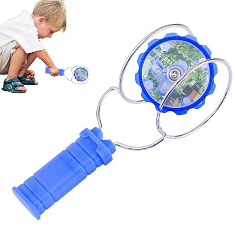 Magic Rail Twirler | Leuchten Magnetspielzeug | Retro Magic Gyro Wheel | Wiederverwendbares Spinnrad Mit Beleuchtungseffekten, Perfekt Für Kinder, Kleinkinder, Kinder, EIN Engagierte Lustige -M