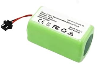 ZWFYJEWU Batería De Iones De Litio De 14,4 V Y 5200 MAh, Compatible con Conga, Excellence 3500, 950, 990, 1090 Y 1790, Deebot, N79S, N79 Y DN622, Y Eufy, Aspiradoras Robot.(5200mAh 1pcs)