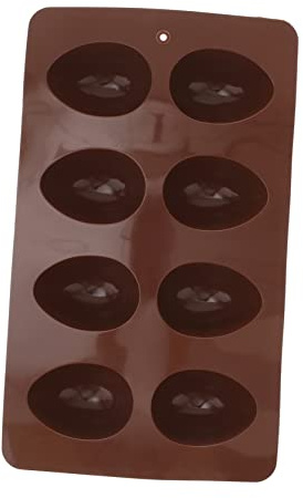 SOLUSTRE molde para hornear pasteles moldes para pasteles Cavidad hornada víspera molde de cocina de chocolate de silicona moldes de chocolate en forma de huevo Bandeja Café