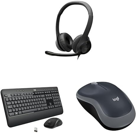 Logitech H390 MK540 M185