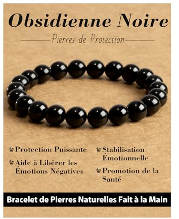 Landorilo Naturstein Armband für Damen Herren, 34 Natursteinarten | 8mm,Heilsteine Perlen Armbänder,Edelstein Chakren Perlenarmband,Personalisierte Geschenke,Energiekarte,Inklusive Ersatzperlen