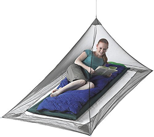 Sea To Summit Unisex's Nano Standard Single Mosquito Net-Grey, 1.2 x 2.2 x 1 m