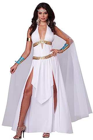 California Costumes 1328 Härlig gudinna grekisk/romersk vuxen storlek kostym, vit, S