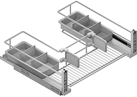 Menage Confort Casaenorden - Cajón extraíble para organizar el bajo fregadero, 600