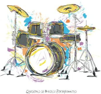 Quaderno di musica pentagrammato: pentagrammi per lo studio della musica e della composizione musicale, per studenti e musicisti