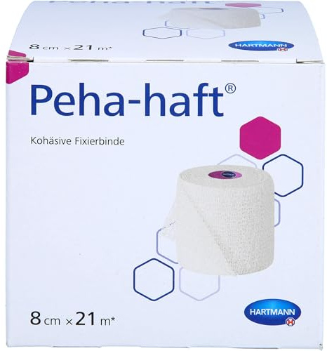 Peha-haft kohäsive Fixierbinde latexfrei 8 cm x 21 m, 1 St. Binde