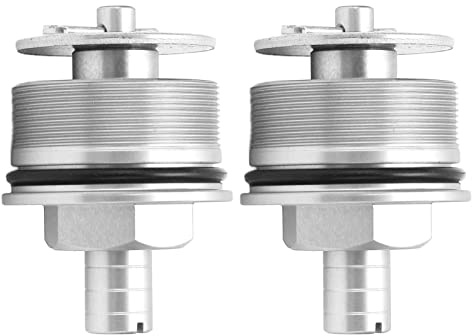 2 Pezzi Tappo Forcella Precarico, 2 Pezzi Tappo Forcella Precarico Regolatori Ammortizzatore Anteriore in Metallo Bulloni Tubo Coperture Tappo per CB400 (D'argento)