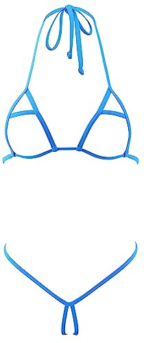 SHERRYLO Sling Bikini extrema mikrobikinis G string stringtrosa mini exotisk tanning bathing suit, 1602 turkos, one size