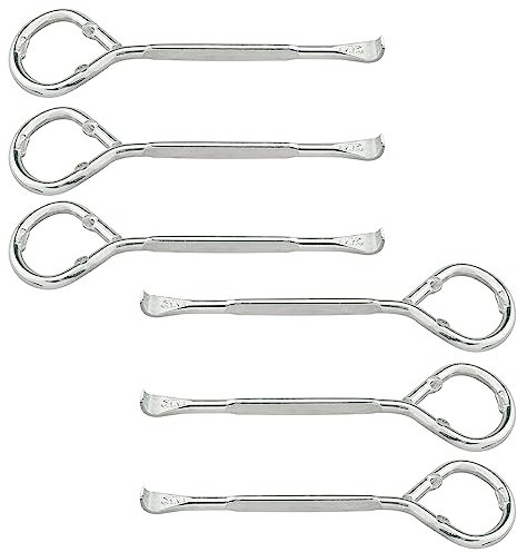 Paint Can Opener ZZLZX 6PCS Stainless Steel Bottle Openers, Metal Paint Can Opening Tool, Paint Can Tool