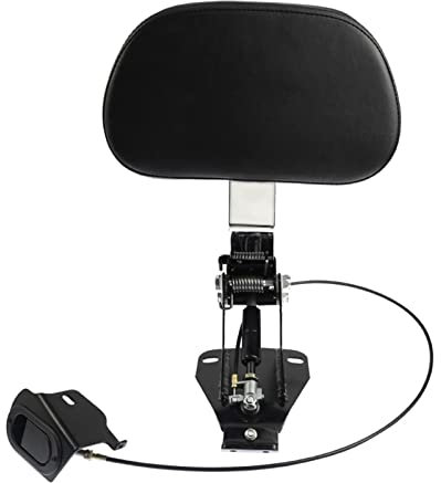 SLIMES Kit Ajustable De Respaldo De Motociclista para Harley Road King FLHR CVO Limited FLHTKSE 2018 (Color : A)