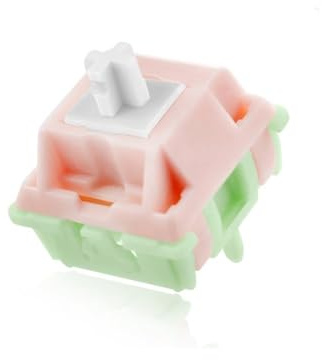 DucKey MMD Vivian Switch Pre-Lubed Edition, 5PIN Linearschalter Für Benutzerdefinierte Mechanische Tastaturen (Color : 43g, Size : 90PCS)