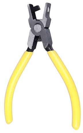 Watch Band Leather Hole Punch Plier, 4x2mm Square Hole Hand Strap Wrist Belt Puncher Pliers Repair Tools, Carbon Steel Hand Punch Tool for Belts, Dog Collars, Shoes, DIY