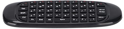 Septpenta Mini Clavier Et Souris 2,4 G, Clavier sans Fil 2,4 G 3 en 1, Mode Veille Automatique, Télécommande sans Direction à 360°, pour PC, Smart TV, HTPC, Android TV Box, Etc.