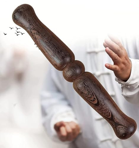 Tai Chi Lineal Stick, Traditionelle Chinesische Tai Chi Ruler, Wushu Shaolin Kungfu Taiji Stock, Qigong-Fitnessgerät Für Kampfsport Für Die Physische Rehabilitation 42cm