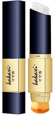 Lápiz corrector 2 en 1 de color blanco para base de maquillaje, círculos, corrector de puntos iluminadores, duradero, impermeable, oscuro, P2R0, acné