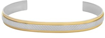 FOSSIL Herren Edelstahl mit offenem Armreif