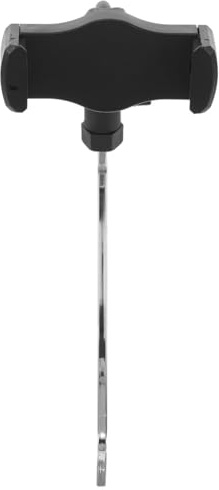 WEKADRIN Saxophon Handyhalter Altsaxophon Lyre Clip Musik Notenhalter Stabil Verstellbar für Proben und Auftritte Schwarz