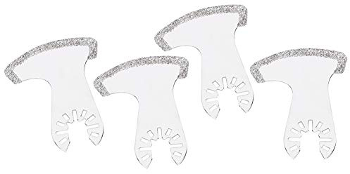 Sickle Shape Saw Cutting Blade 4Pcs Durable Marble Concrete Tile Grout Removal Tool for FEIN Worx