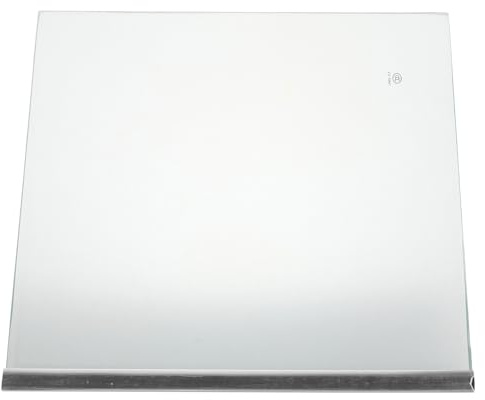 SHOWERORO Estante de Vidrio Templado Transparente para Refrigerador 300X290 MM Borde Lateral Divisor de Almacenamiento Seguro para Alimentos Frescos Reemplazo para Estante de Congelador y