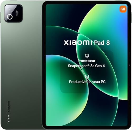 XIAOMI Pad 8, tablet 11.2'',12+256GB, Android 16,Snapdragon 8s Gen 4, batteria lunga autonomia 9200mAh, schermo 3.2K 144Hz, HyperAI, 45 W, con caricabatteria(verde)