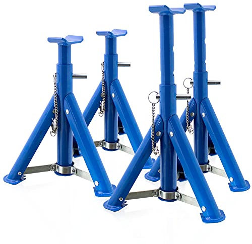 BITUXX 4 x Unterstellbock 2T klappbar verstellbar Auto PKW Wagenheber Abstellböcke 2000kg