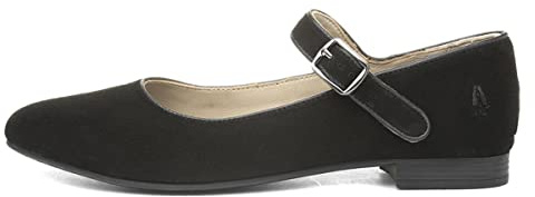 Hush Puppies Women's Melissa Strap Mary Jane Flat, Black, 6 UK