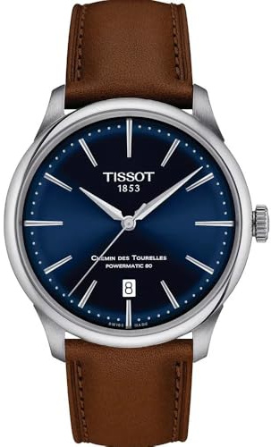 Tissot Herren Analog Automatisch Armbanduhr Chemin des Tourelles
