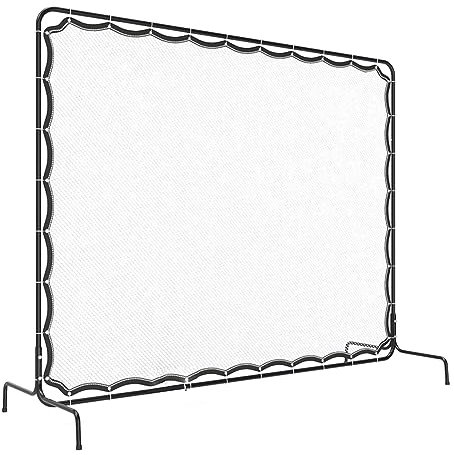 Tennis-Rückprallnetz, Übungswand für Anfänger, Tennis-Rückprallnetz, Trainingsgerät für Bodenschläge und Volley-Tennis, 2,9 x 2,4 m