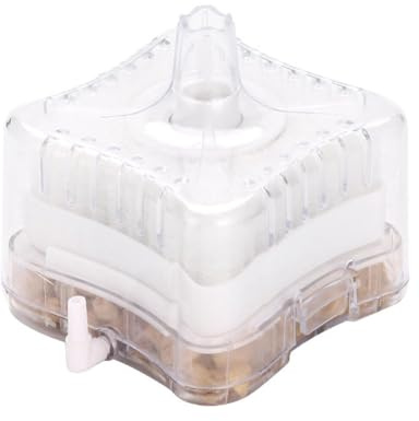 DONGKER Mini Pneumatischer Filtern, Kleine Aquarium Schwammfilter, Leise Aquariumfilter mit dreifaches Filtersystem für 1–20 Gallonen Süßwasser Salzwasser Aquarien