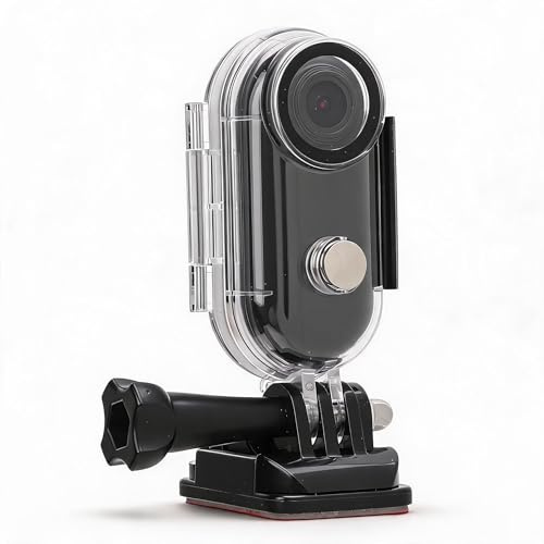 Bewinner Neues 4K 8MP WiFi Katzen Kamera Halsband Pro Kit | Tragbare Kabellose Action Kamera | 120° Weitwinkel Helmkamera Fahrrad & 30M Unterwasserkamera für Outdoor Sportarten, Schwarz