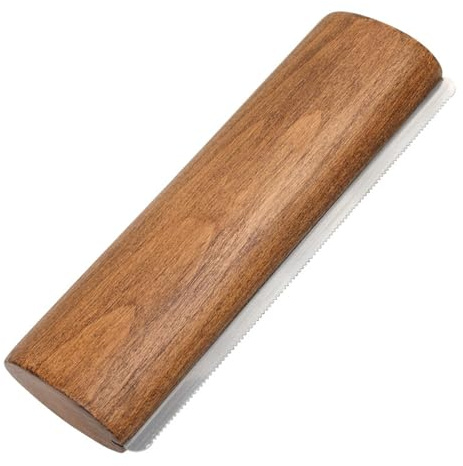 Pferdebürsten zum Fellwechsel – Holzgriff, Stahlzahnstreifen, weiche Pferdepflege | Ergonomischer Hundefriseur aus, kein Schaden für Hunde, Katzen,