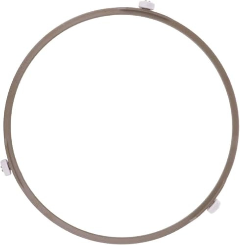 Grand anneau de support rotatif marron pour four à micro-ondes, plateau en verre pour micro-ondes, plateau en verre, plateau de roue, platines tournantes, pièces et accessoires pour four à micro-ondes
