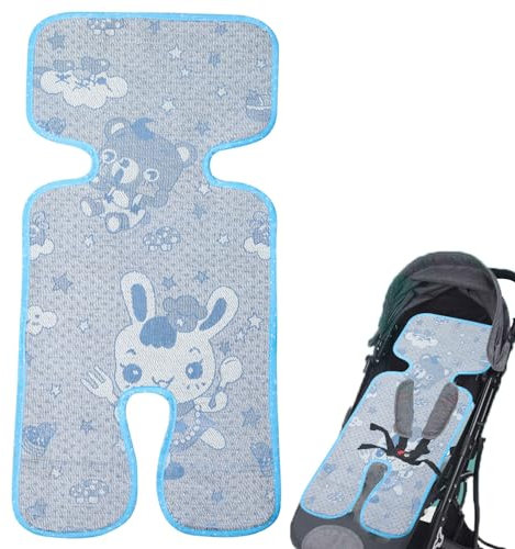 Funda de Verano Antisudor para Cochecito, Colchoneta para Silla de Paseo Universal, Cojín para Asiento de Bebé, Colchoneta Silla Paseo Universal, Funda Verano Silla para Carritos y Sillas de Coche
