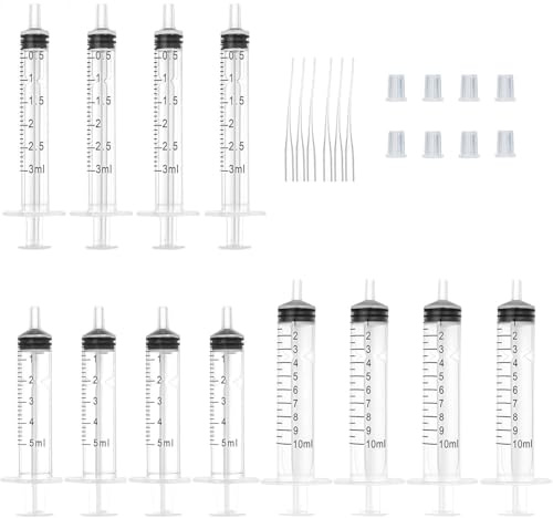 Glue Syringes for Woodworking， Glue Syringe， Epoxy Syringes， Wood Glue Syringe for Woodworking， Perfume， Ink， Resin and Craft with Caps