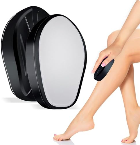 YuanYouTong Borrador de pelo de cristal, removedor de vello de cristal, depiladora para mujeres y hombres, dispositivo mágico reutilizable, exfoliación suave de la piel, fácil de usar, adecuado para