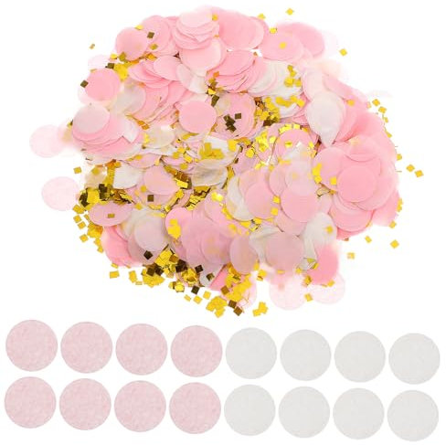 Confeti de Papel Circular para Relleno de Globos, 1 Paquete 50 G