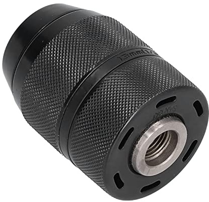 Fdit Impact -Sistante Taladro sin Llave de Llave Aleación de Acero Alta Resistencia Fast Connect 1/2 Reemplazo de Chuck sin para una Instalación Simple