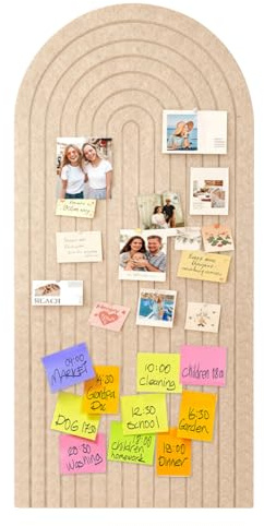 Pinnwand Filz Selbstklebend Groß, 120 x 60cm Filzwand, Kinderzimmer Dekorative Pinnwand, Filz Pinnwand Faltbare Memo Boards Bulletin für zu Hause, im Büro, Helles Kamel