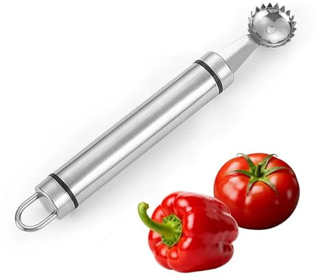 Stainless Steel Strawberry Huller Tomato Stem Remover Multi-Function Fruit and Vegetable Corer Tool Gadgets Kitchen Tool
