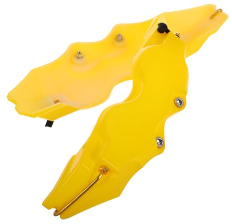Mikinona Copertura Pinza Freno Abs Giallo Decorativa e Antipolvere Facile da Installare per Ruote Veicoli