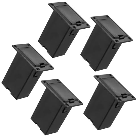 NOLITOY 5stücke Batteriefach für Gitarren-tonabnehmer Aktiver Bass-batteriehalter Kunststoff-gitarrenbatteriehalter Batteriefach für Gitarren-tonabnehmer Gitarrenteile Zubehör