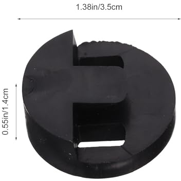 HOMOBABE Sordina per Violoncello in Gomma Flessibile Nero per Ponte Violoncello, Silenziatore per Pratica senza Graffiare Strumento per Principianti