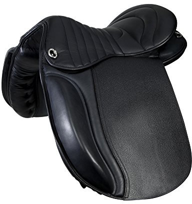 Kaltblutsattel, schwarz 18''