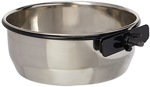 Classic Pet Products Classic Steel Bolt Clamp Coop Cup, 900 ml