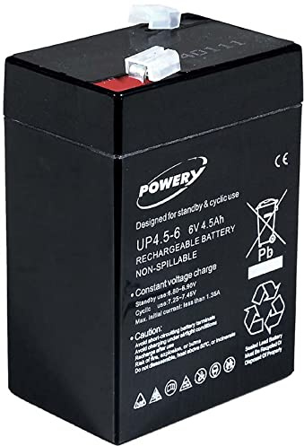 Powery Powery Batería de Gel 6V 4,5Ah