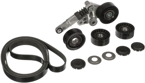 GATES K066PK2500 Keilrippenriemensatz 6-Rippenanzahl Gummi Kompatibel mit VW Phaeton 3D1, 3D2, 3D3, 3D4, 3D6, 3D7, 3D8, 3D9 6PK2500 7884-22741 788422741